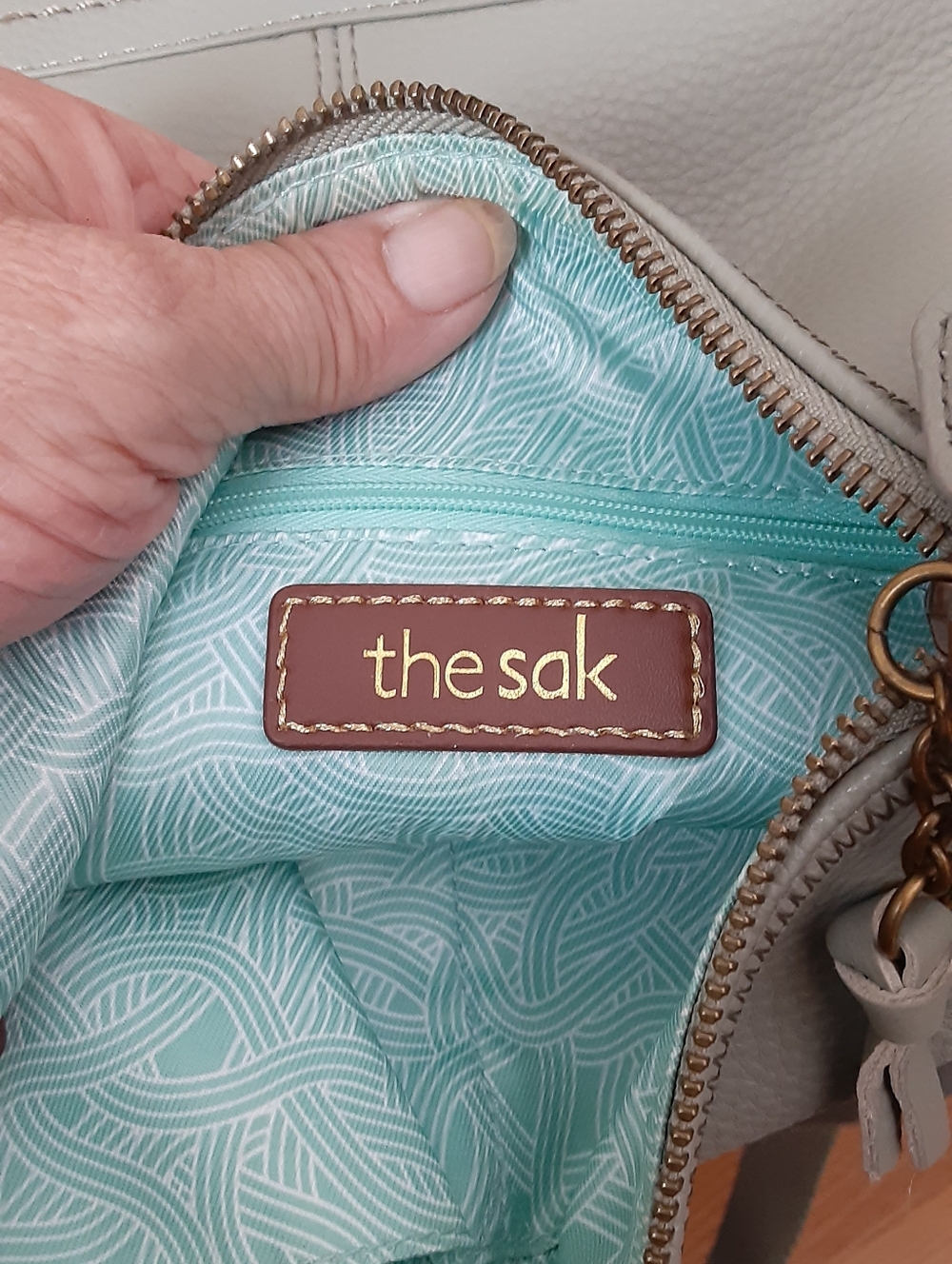 The Sak Mint green Leather Shoulders Or Crossbody bag - Picture 8 of 10